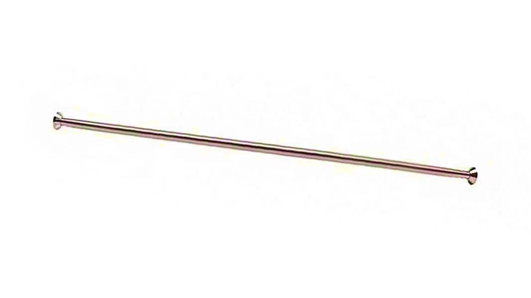 Карниз ПРЯМОЙ для шторы, для ванны Demetra 190х90см, кольца 12шт. в компл., (цв.БРОНЗА), Thermolux ZZ