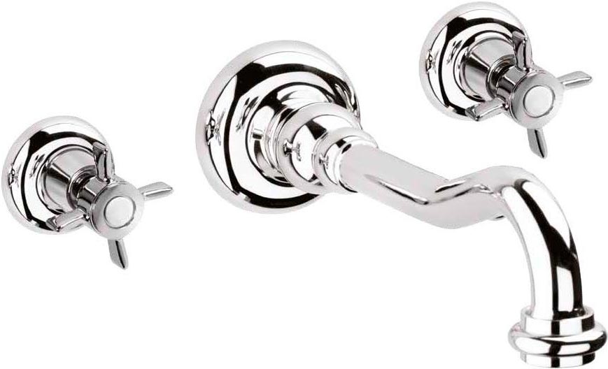 Смеситель для раковины, встраиваемый в стену, (цв.хром), Lord ZZ