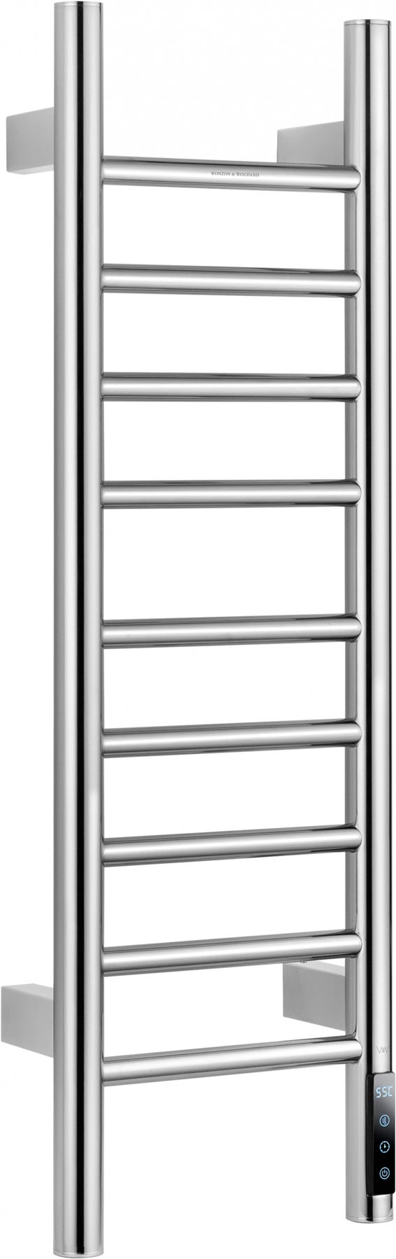Полотенцесушитель 250xh800мм, электрический 110Вт, (цв.хром), Bonn ZZ