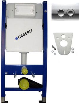 Инсталляция для подвесн.унитаза, клавиша двойной смыв Delta 21 хром, крепеж и звукоиз.в компл. XX