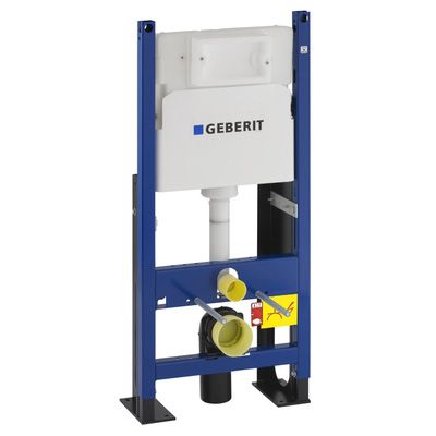 Инсталляция для подвесного унитаза, свободностоящая  DUOFIX UP100, двойной смыв, фронтальное управление, высота 112 см, БЕЗ клавиши Delta ZZ