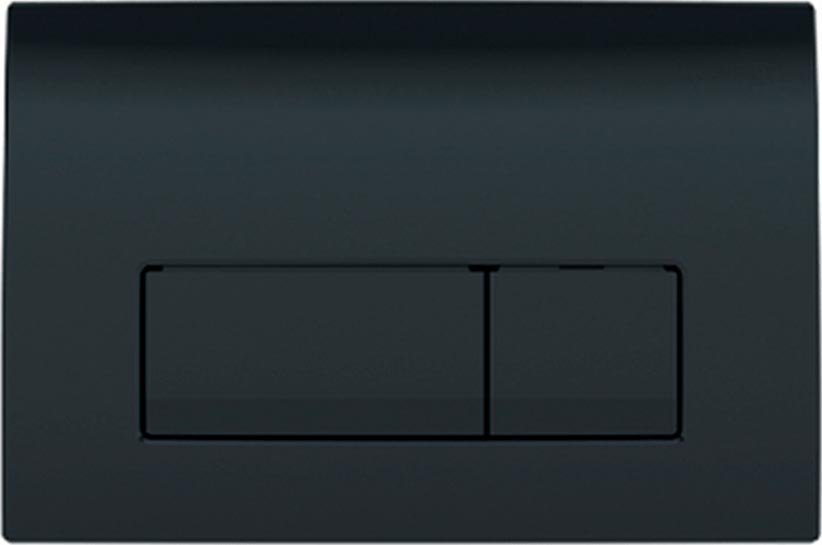 Клавиша смыва монтажного элемента для инсталляции 111.153.00.1,DELTA51 пластик (черный глянцевый), ZZ