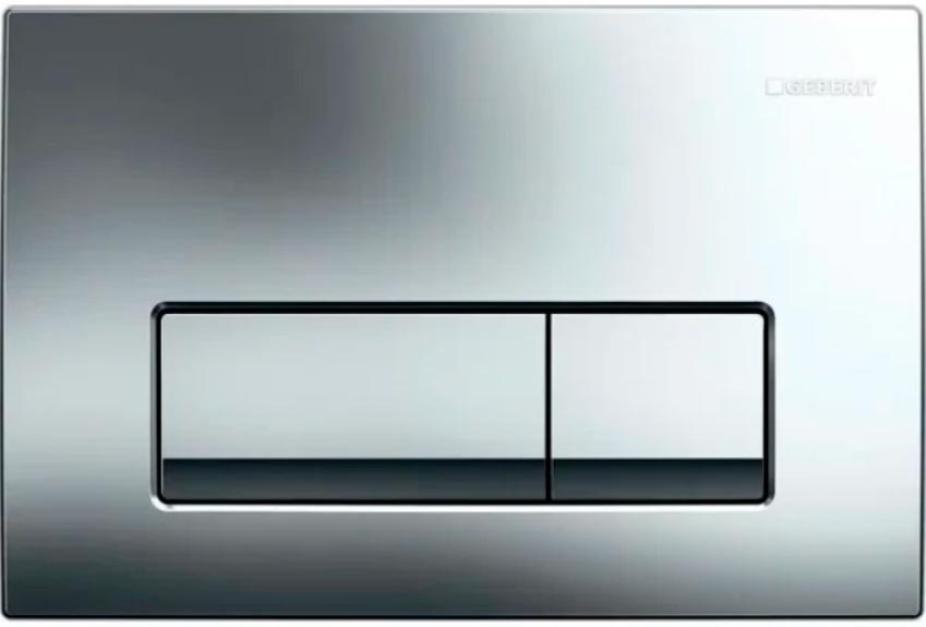 Клавиша двойного смыва "Delta50" для инсталляции  цвет хром глянец, ZZ