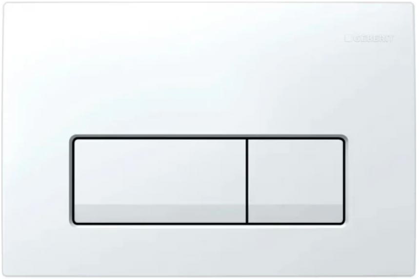 Клавиша двойного смыва "Delta50" для инсталляции , цвет альпийсий белый ZZ