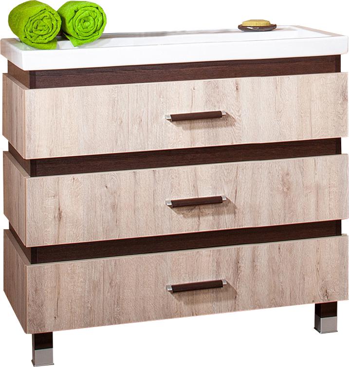 Тумба напольная Техас 100, дуб кантри, венгеZZ