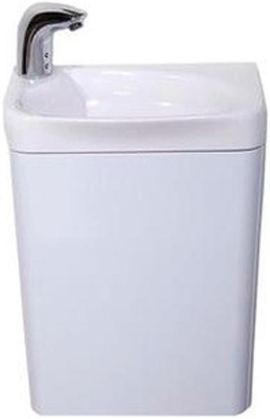 Тумба подвесная "Bio"-40 см, БЕЗ раковины, цвет белый ZZ