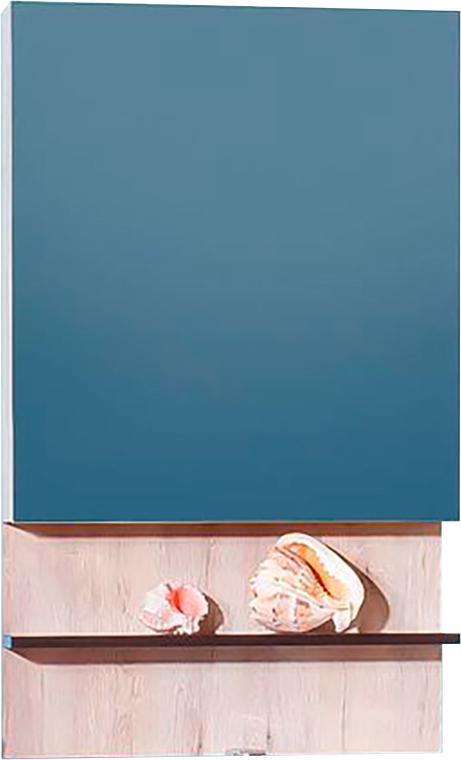 Зеркало-шкаф -60 см, правый, цв. дуб кантри/венге ZZ