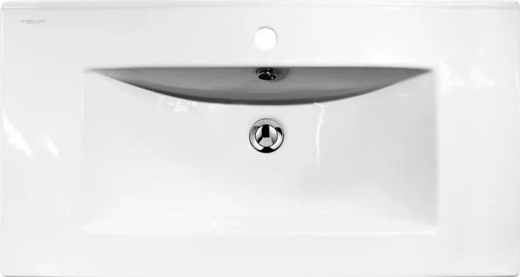 Раковина "Quadro"-90 для мебели"Карлстад" 90, ZZ