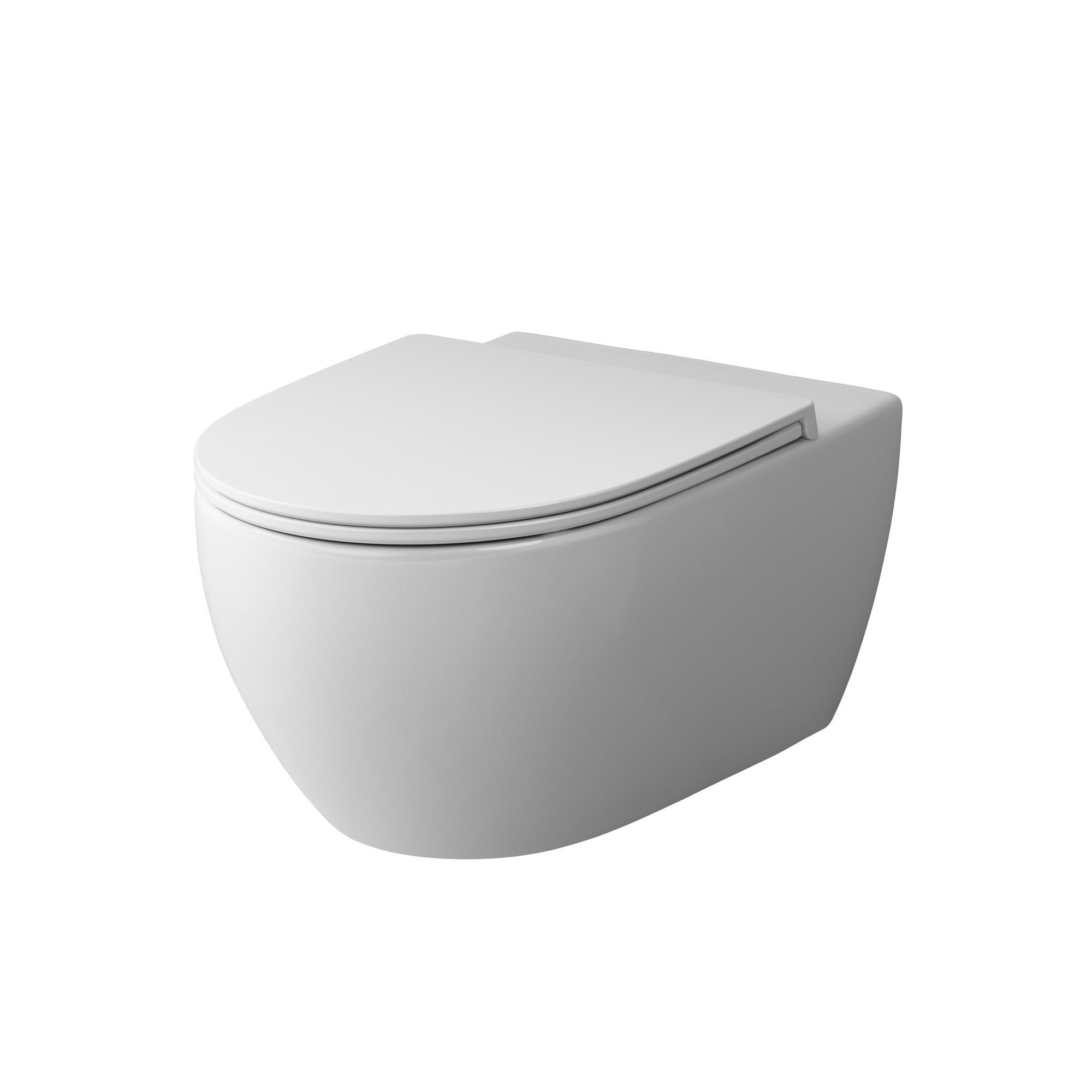 Унитаз подвесной безободковый AM.PM Awe C111700WH, 56x37x35, БЕЗ крышки, ZZ