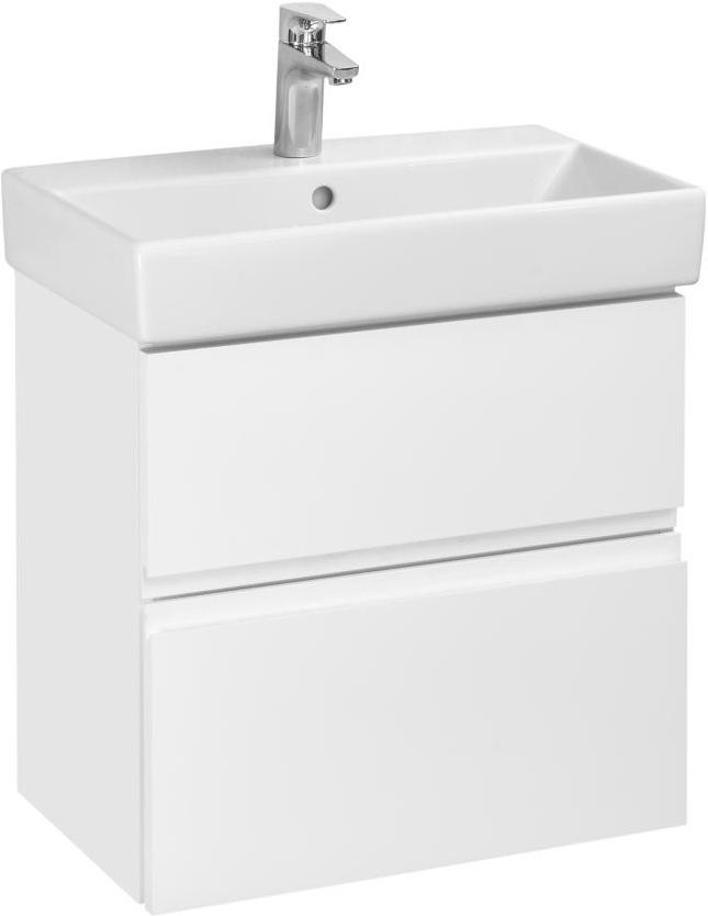 Тумба подвесная Oleta 60 подвесная, 2 ящика, белый матовый , ZZ