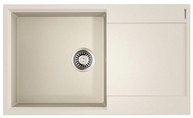 Мойка кухонная Daisen 86 пастила, 86x51x23 см, чаша 44 см, слив-перлив, сифон в компл., цв. бежевый матовый ZZ