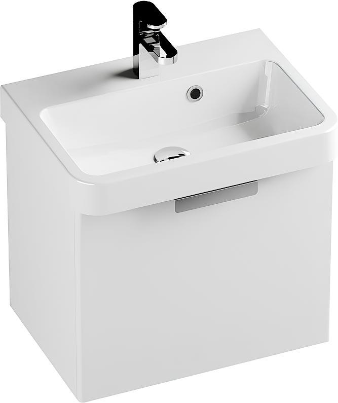 Тумба под умывальник  SD BeHappy 530 белая