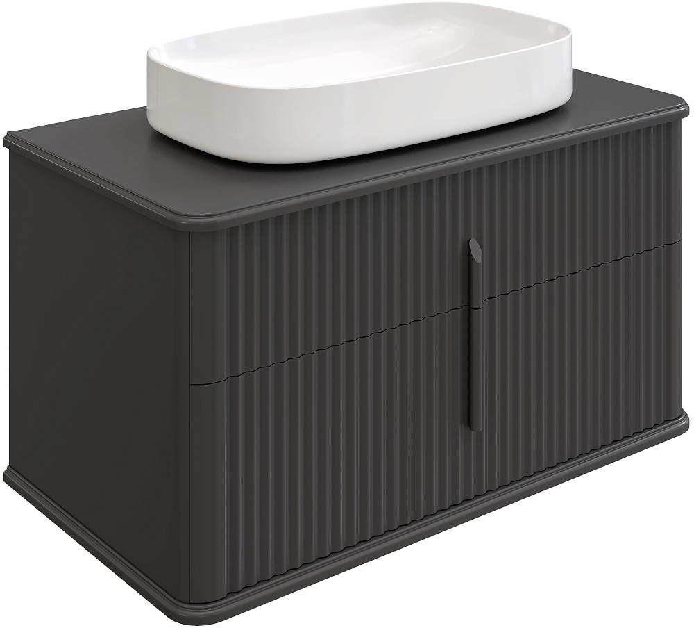 Тумба для комплекта Молде 95 см, подвесная, цв антрацит, ZZ