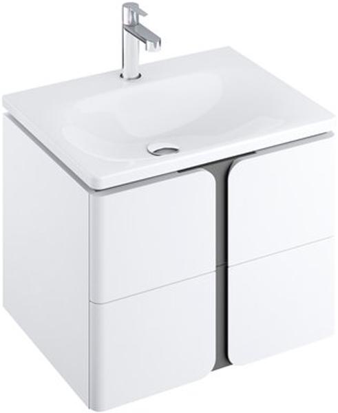 Тумба под умывальник SD Balance 600 белый/графит ZZ