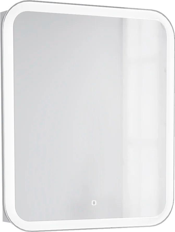 Зеркало-шкаф Монтре, 70x12,9x80 см с подсветкой, сенсор. управление,петли справа, ZZ