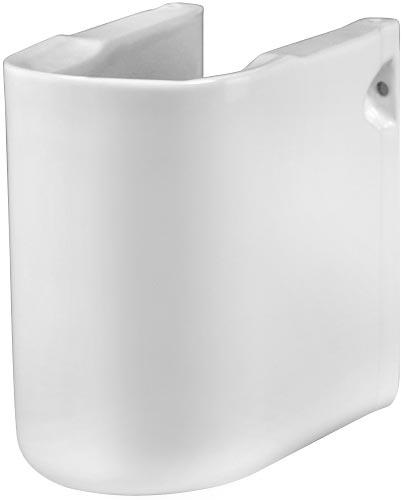 Полупьедестал Bliss L, крепеж в комплекте, цвет белый XX