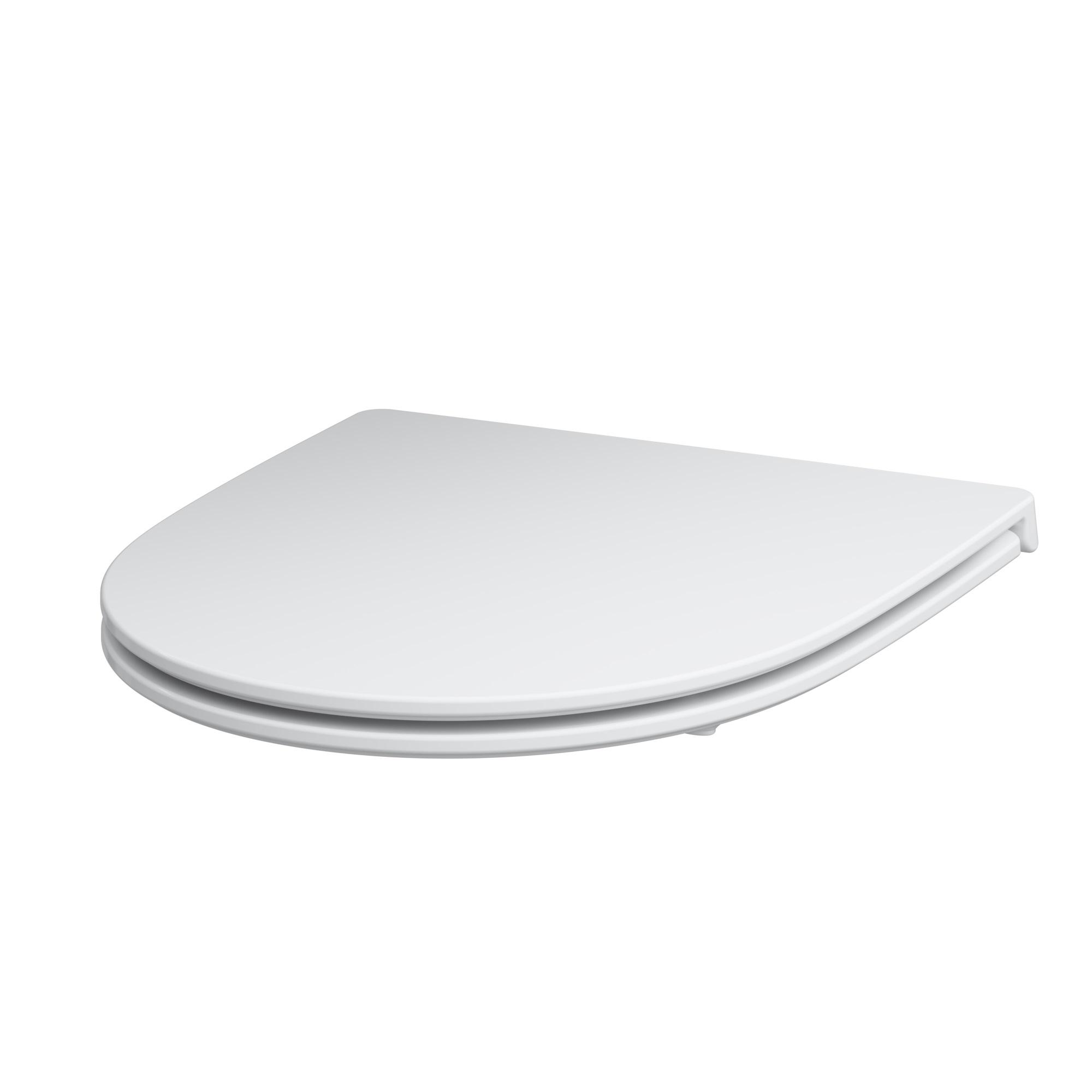 Крышка-сиденье AM.PM Awe C117853WH с микролифтом, петли хром, ZZ