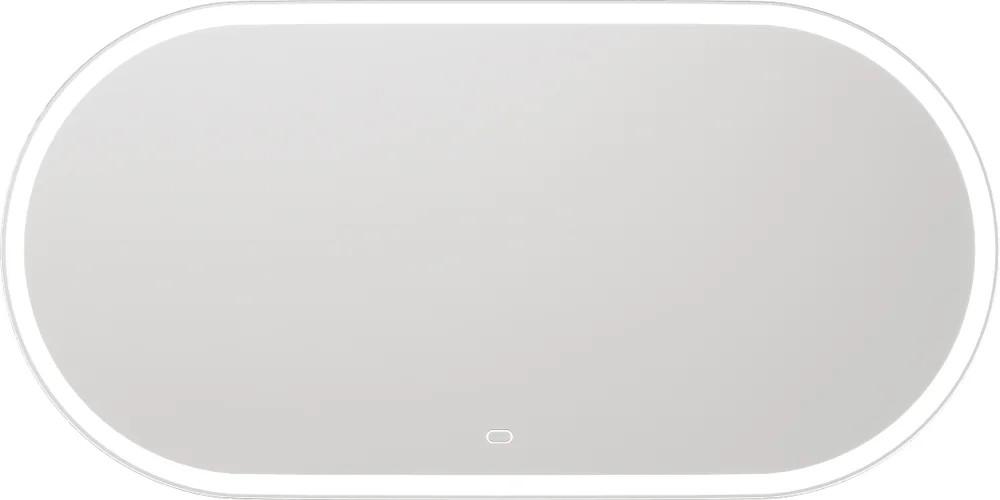Зеркало STWORKI Мальмё 100x50 см с подсветкой, сенсор на зеркале, овальное, ZZ