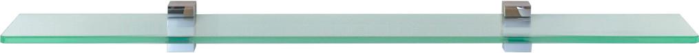 Полка стеклянная Vigo-80 см, крепление в комплекте (ЗАП. ЧАСТЬ) ZZ