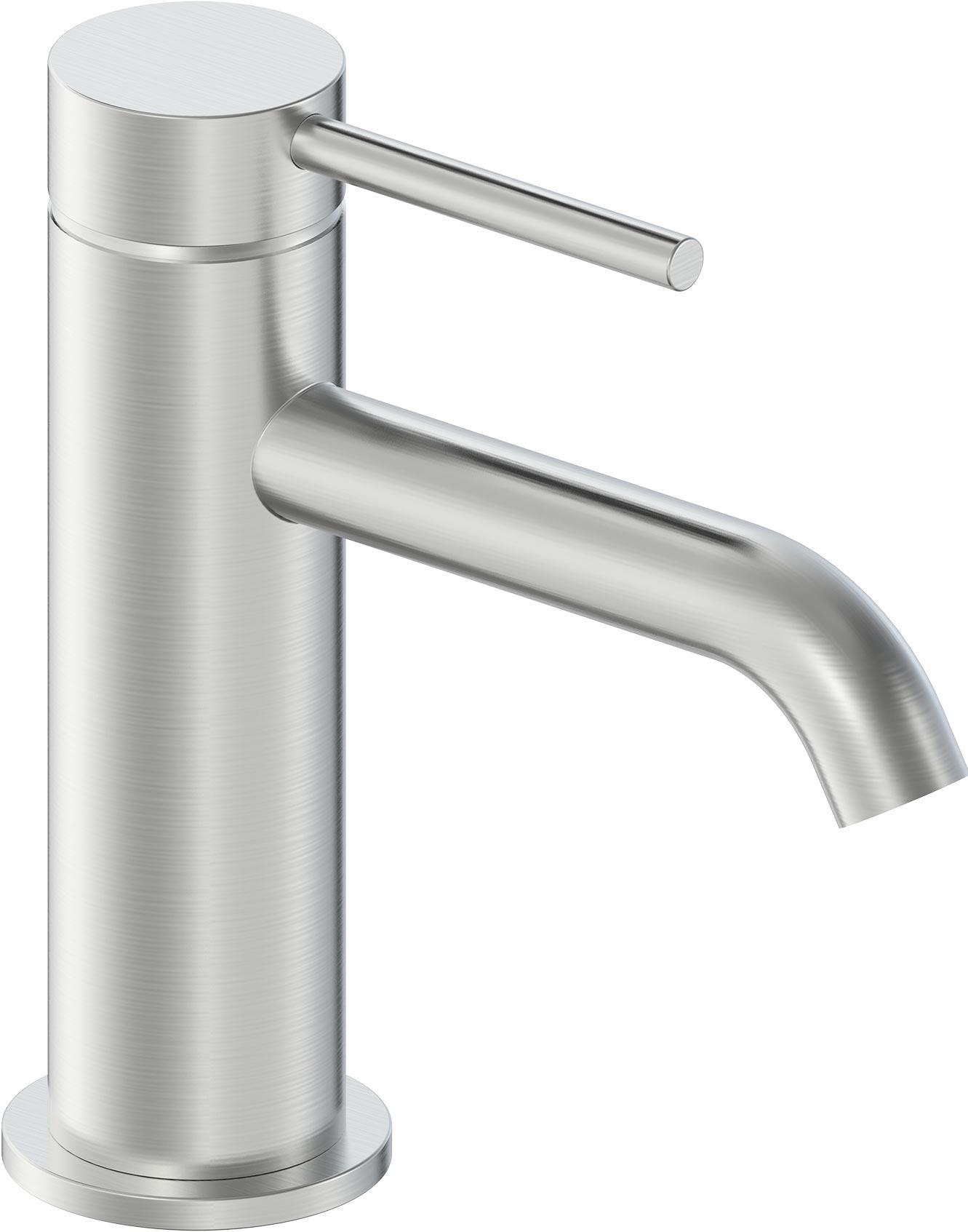 Смеситель для раковины, без д/к, (цв.брашированный никель), Y-LINE ZZ