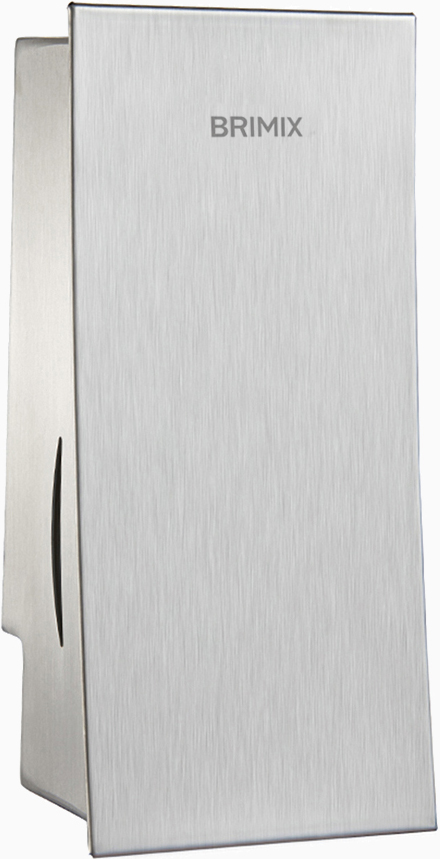 Дозатор жидкого мыла настенный, из нержавеющей стали 201, на  800 мл  МАТОВЫЙ ХРОМ, ZZ