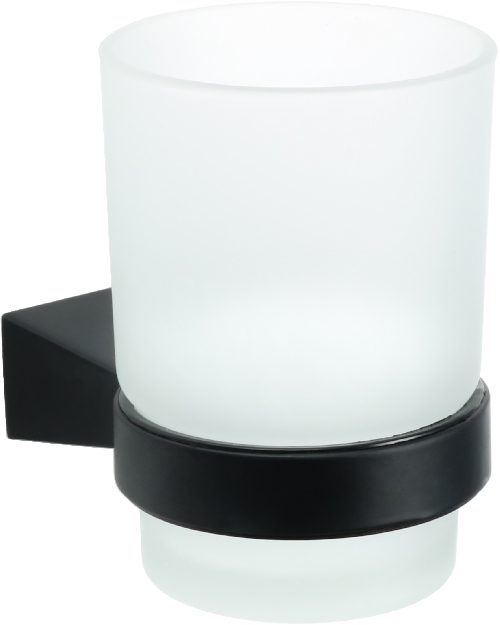 Стакан для зубных щеток Trend подвесной, цвет черный ZZ