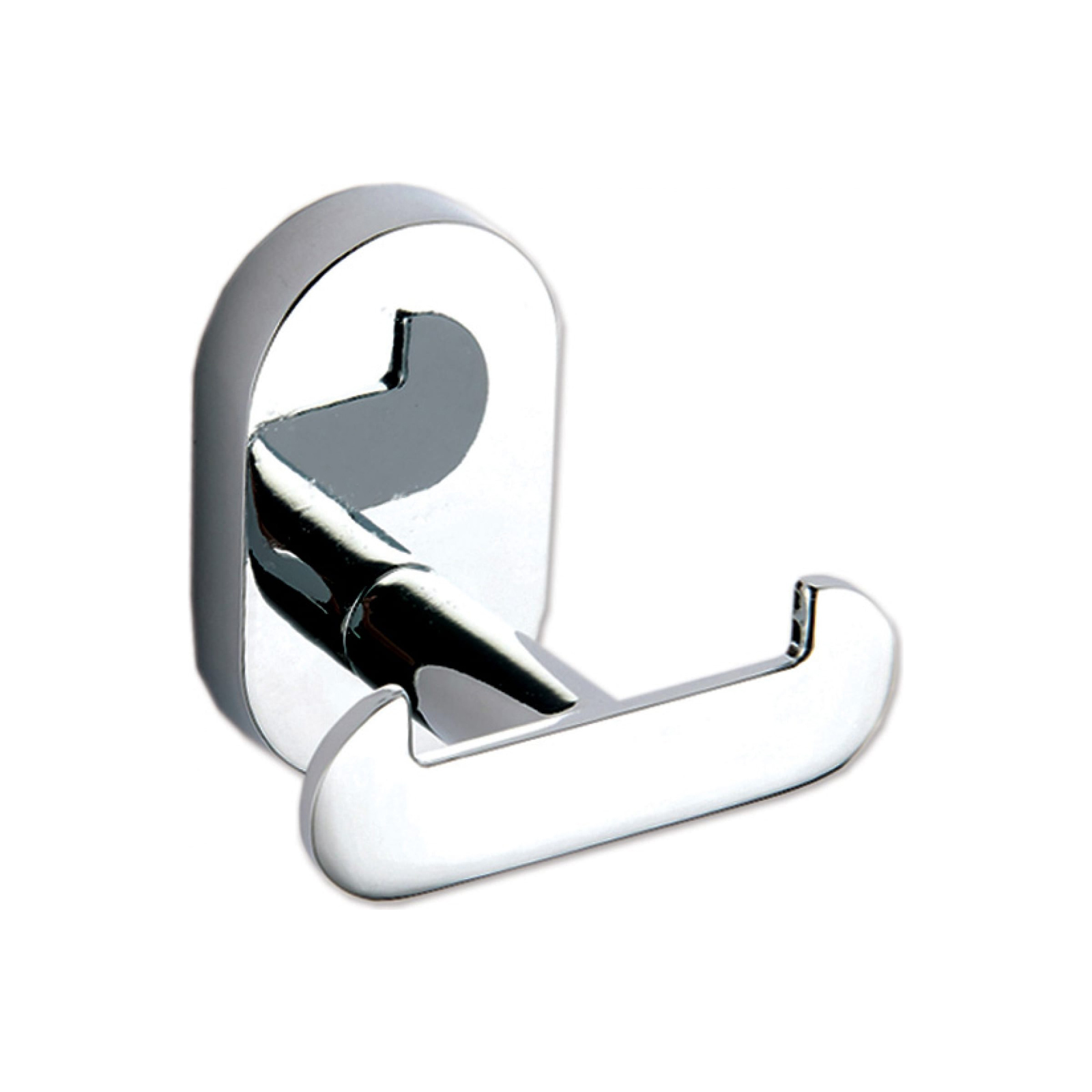 Крючок двойной для ванной, цв. хром XX