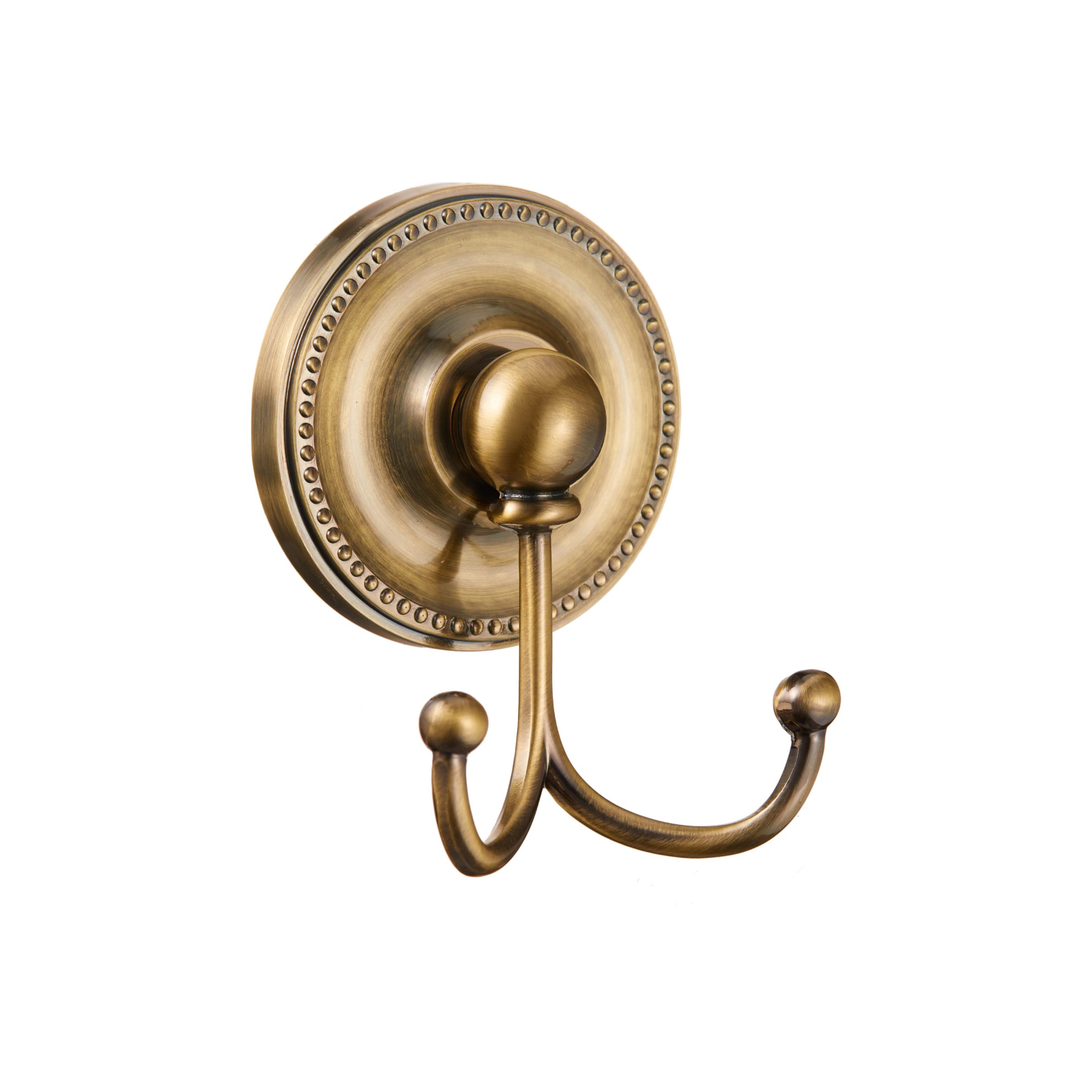 Крючок двойной для ванной, цв. бронза XX