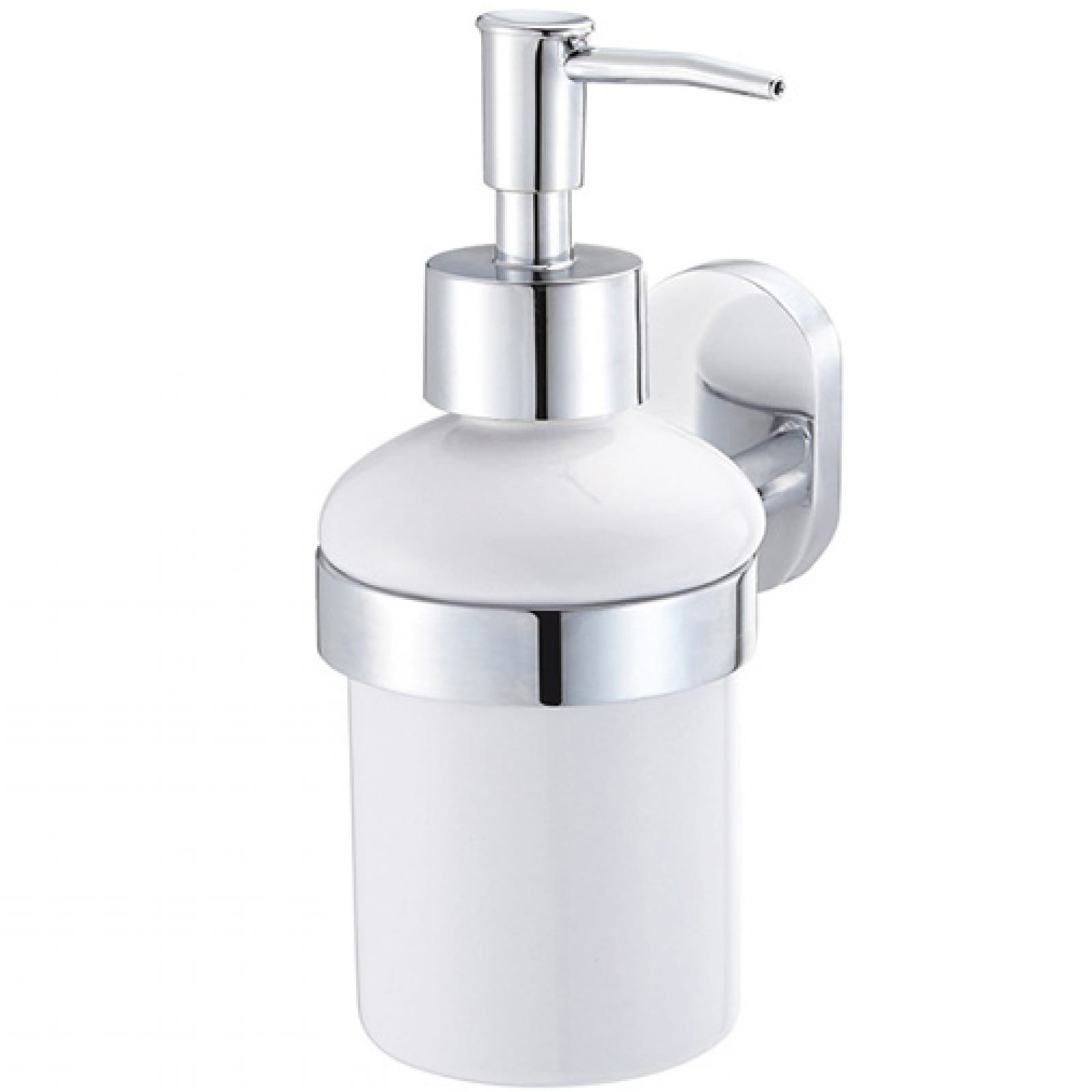 Дозатор для жидкого мыла, настенный, цв.хром XX