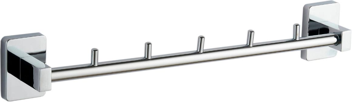 Планка с 5-ю крючками, цв.хром XX