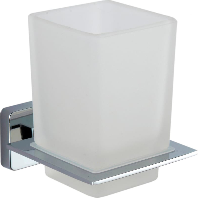 Cтакан подвесной для ванной, одинарный, цв.хром XX