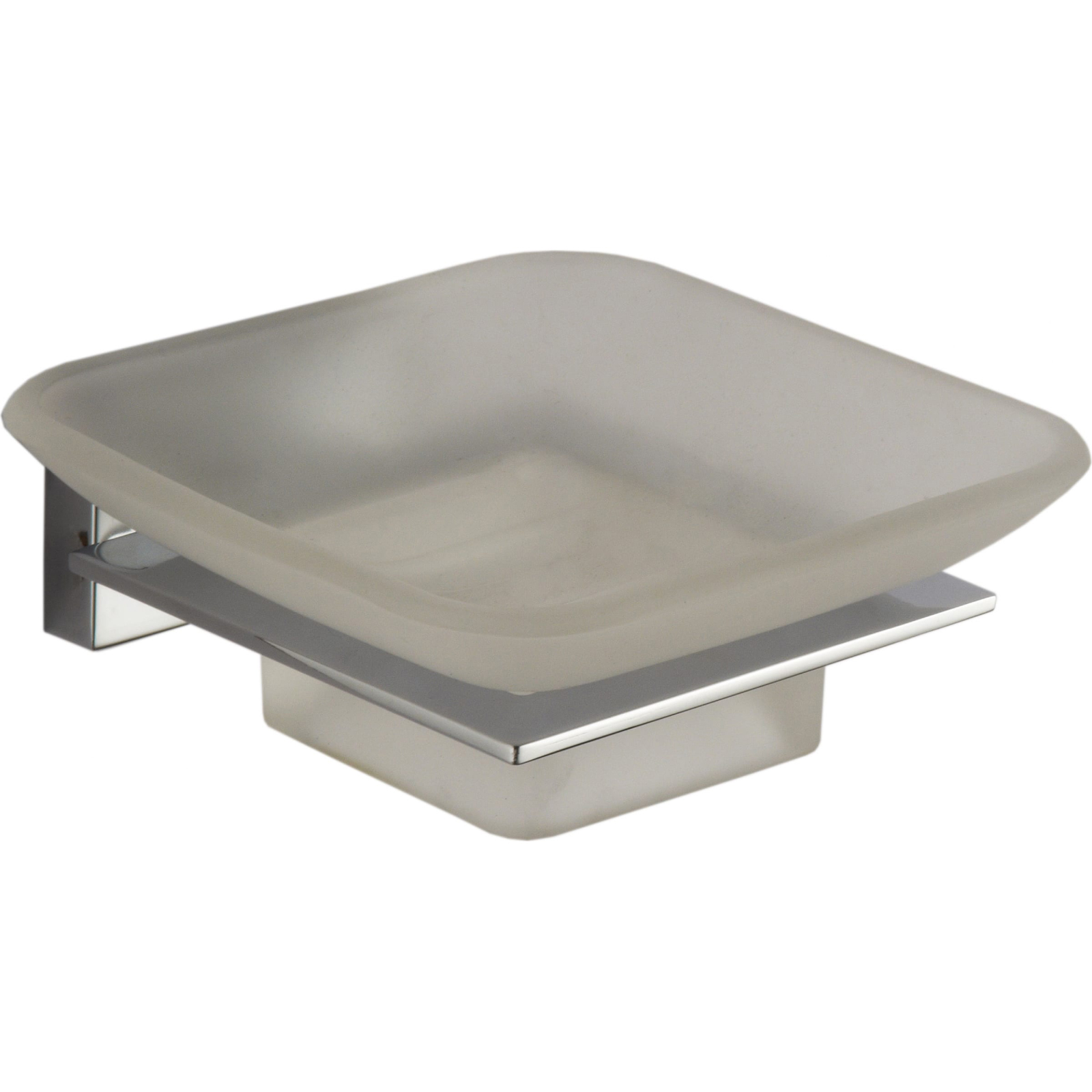 Мыльница для ванной настенная, цв.хром XX