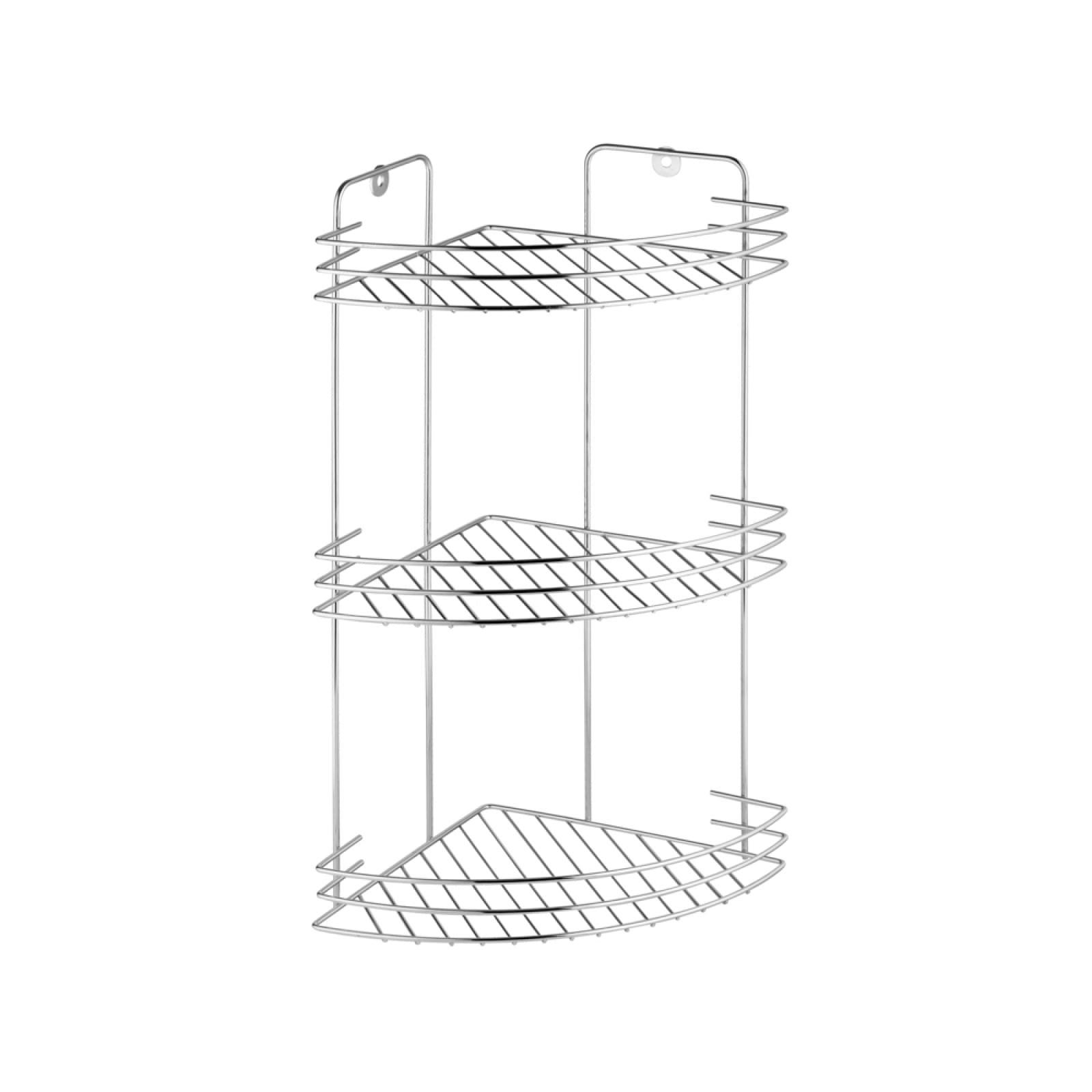 Полочка угловая, тройная, решетчатая XX