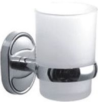 Стакан подвесной, хром/стекло, крепеж в комплекте ХХ