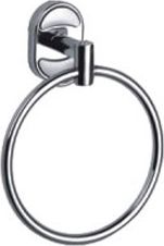 Держатель полотенца кольцо, хром, крепеж в комплекте ХХ