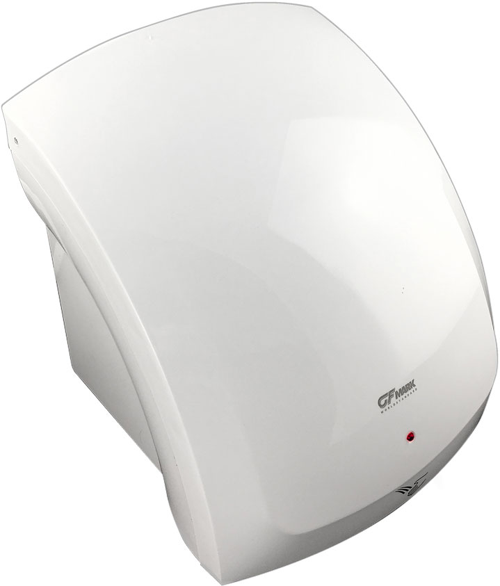 Сушилка для  рук, цвет белый с подсветкой, КЛАССИКА 1800W ZZ