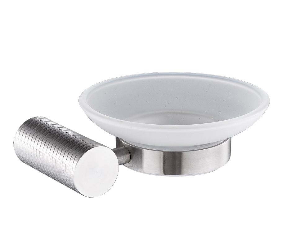 Мыльница стеклянная, подвесная, из нержавеющей стали с резным корпусом ZZ