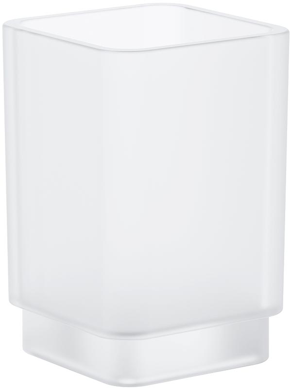 Стакан настенный (БЕЗ держателя), Selection Cube, хром ZZ