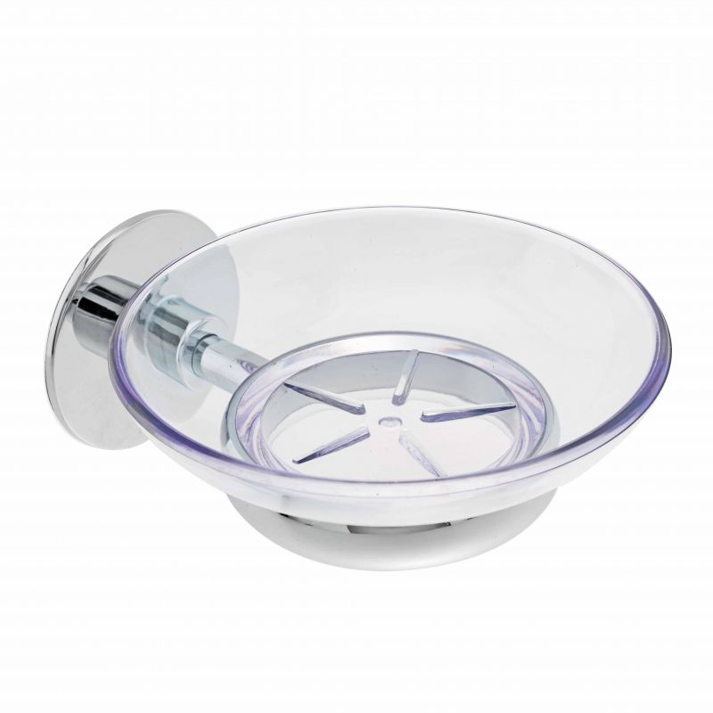 Мыльница для ванной настенная, на клейкой ленте, пластиковая XX