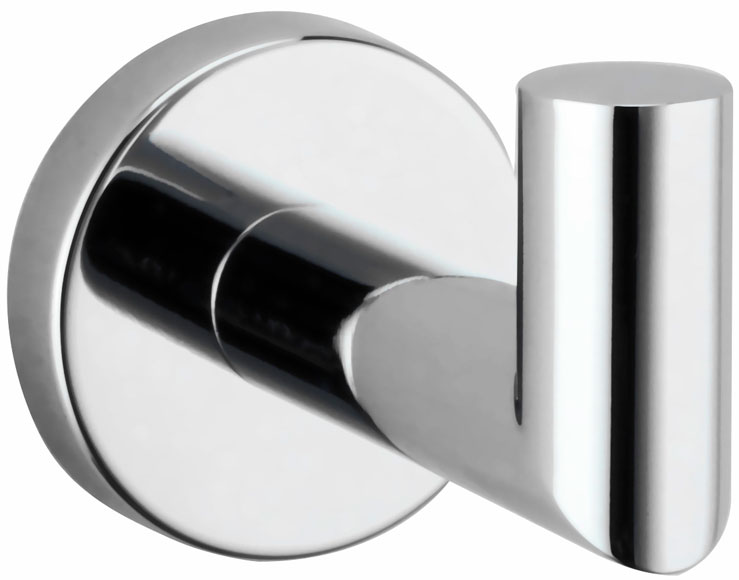 Крючок одинарный, цв.матовый хром ZZ