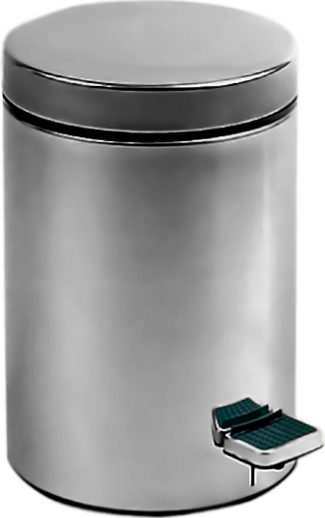 Ведро Nofer Classic из нержавеющей стали, с педалью, 5 лит., ZZ