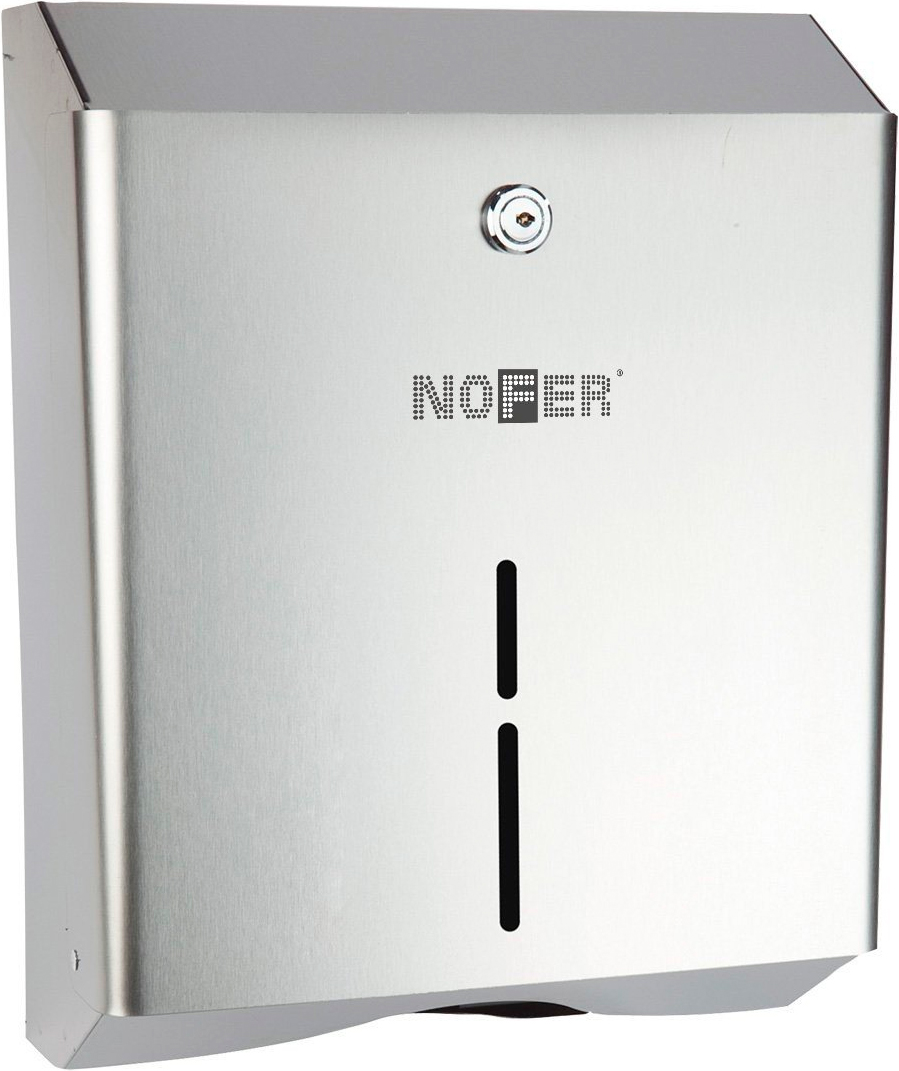 Диспенсер Commercial Tissue для бумажных полотенец, антивандальный, цв. хром матовый, ZZ