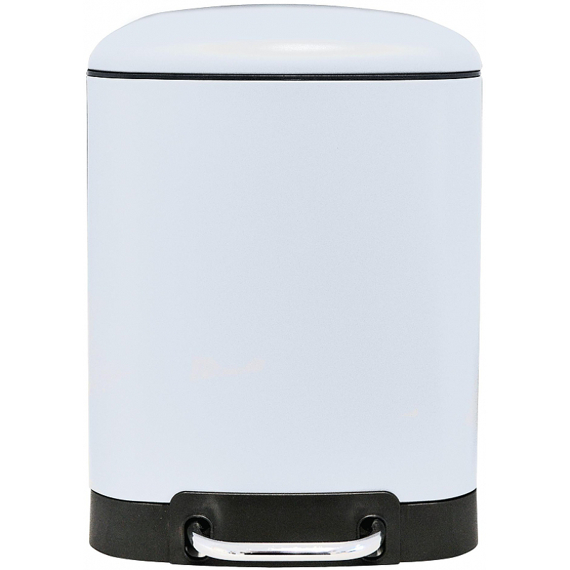 Ведро д/мусора 6 литров Ridder Nala квадратное, с крышкой, белое матовое, ZZ