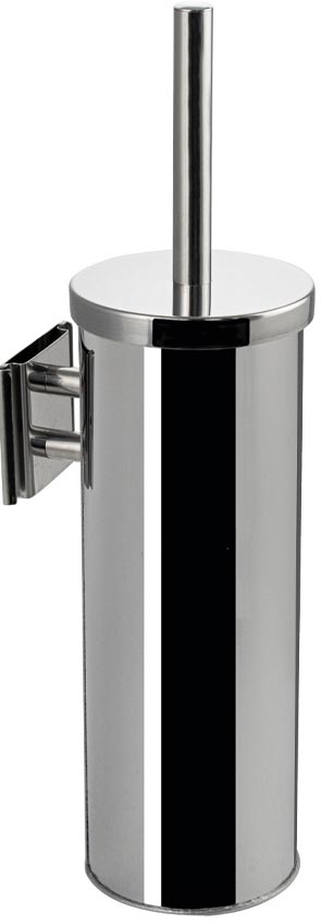 Ершик САНАКС для унитаза круглый настенный из нержавеющей стали, хром ZZ