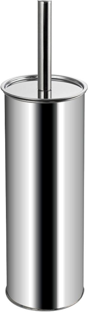 Ершик для унитаза круглый напольный из нержавеющей стали, хром ZZ