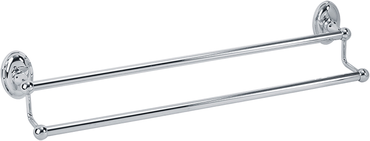 Полотенцедержатель двойной 60 см., хром XX