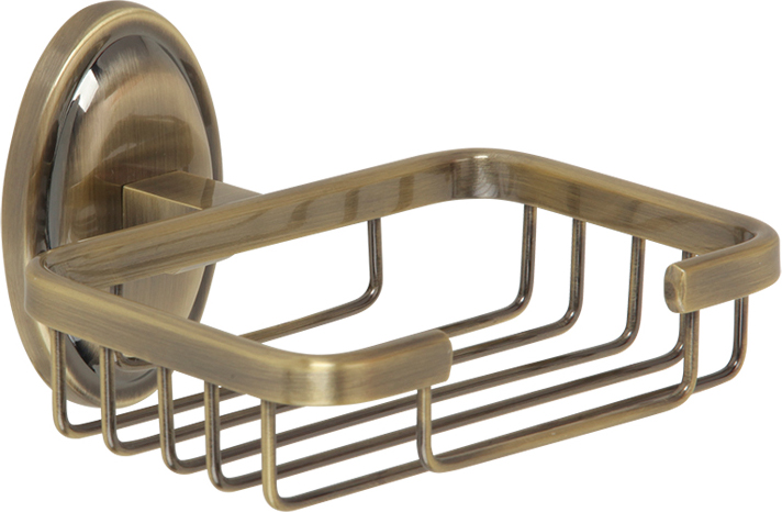 Мыльница-решетка настенная, бронза XX