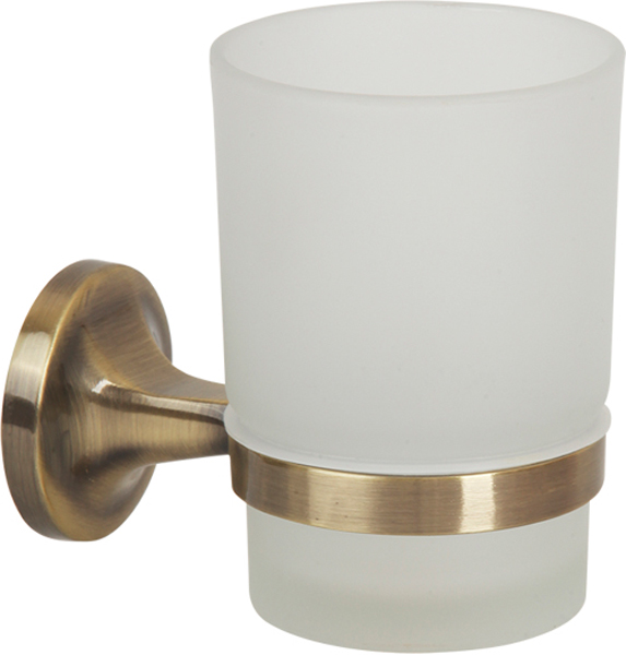 Стакан настенный, бронза/матовое стекло XX