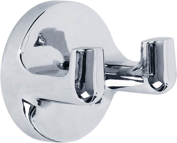 Крючок двойной, хром XX