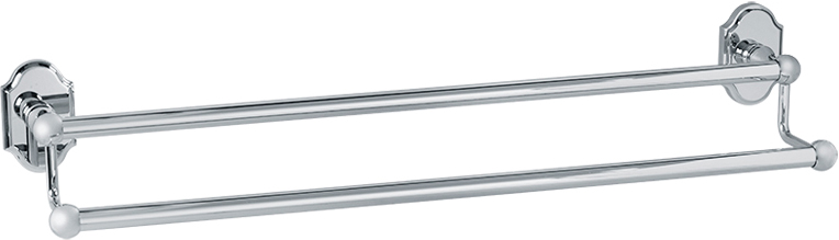 Полотенцедержатель двойной 60 см., хром XX